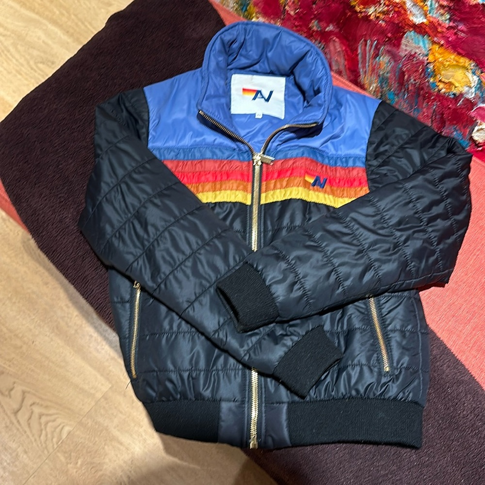 Aviator Nation Womens Stripe Jacket 🌈